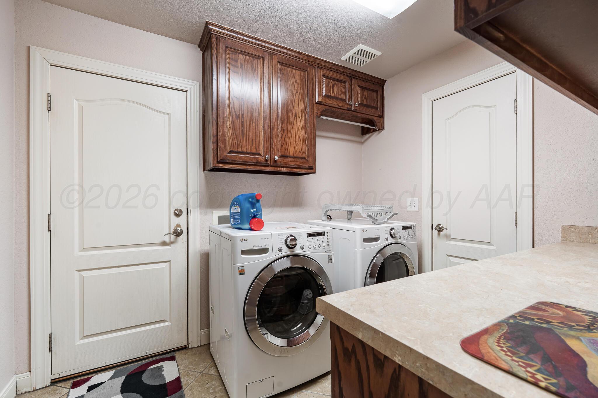 5008 Wesley Road Amarillo, TX 79119 - Photo 31 of 47 a utility room with dryer and washer