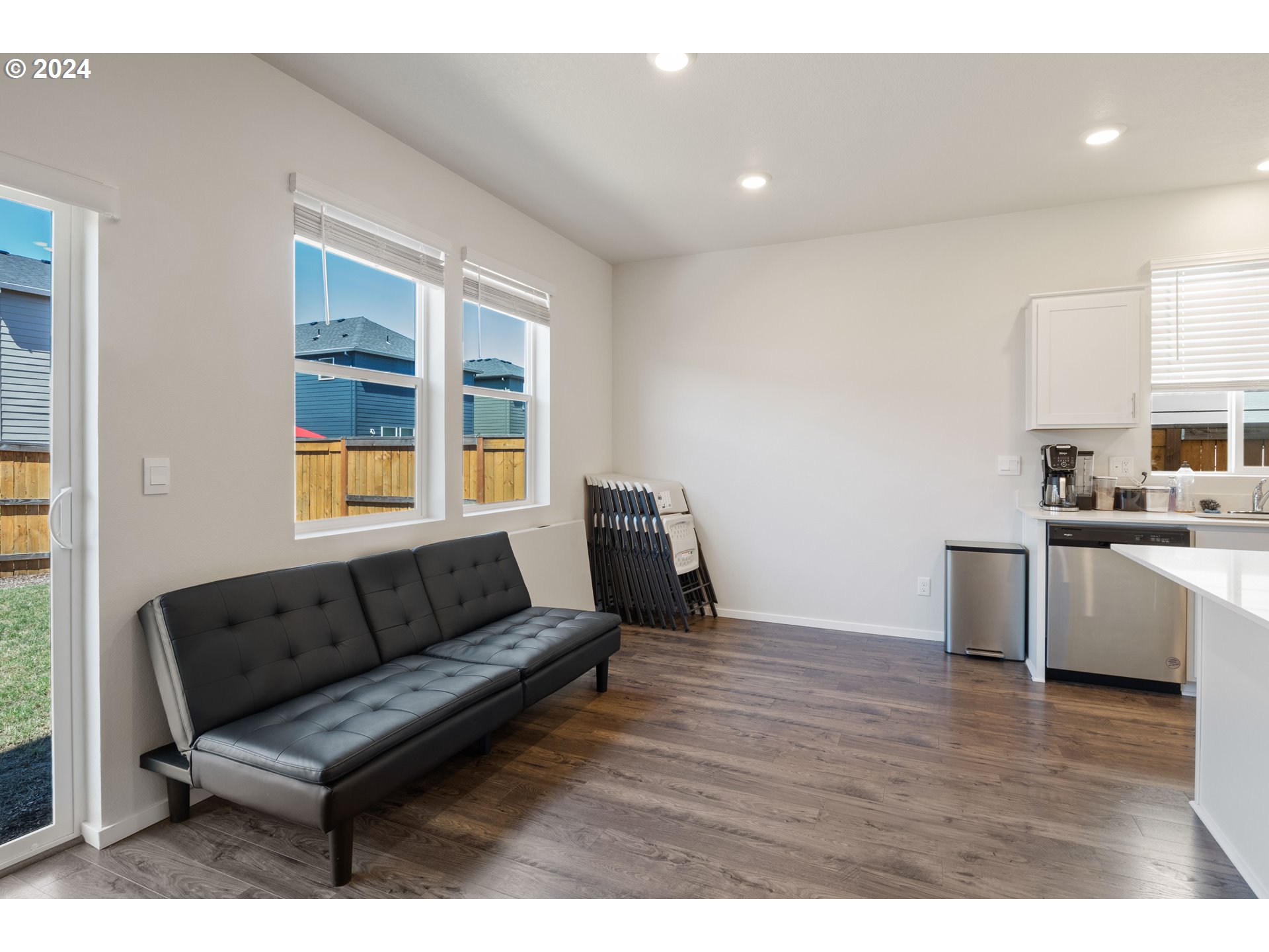 2898 V Street Springfield, OR 97477 - Photo 12 of 47 a living room with furniture and kitchen view