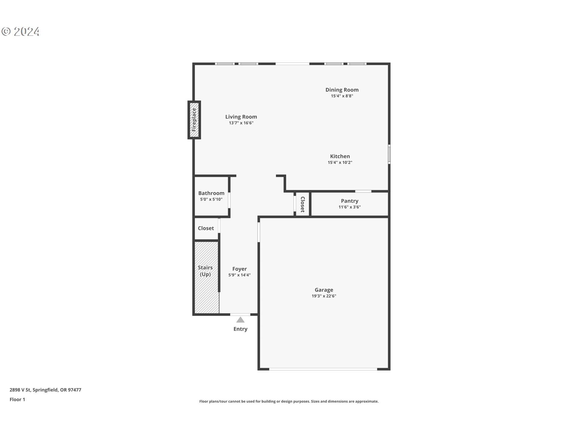 2898 V Street Springfield, OR 97477 - Photo 46 of 47 a picture of a floor plan