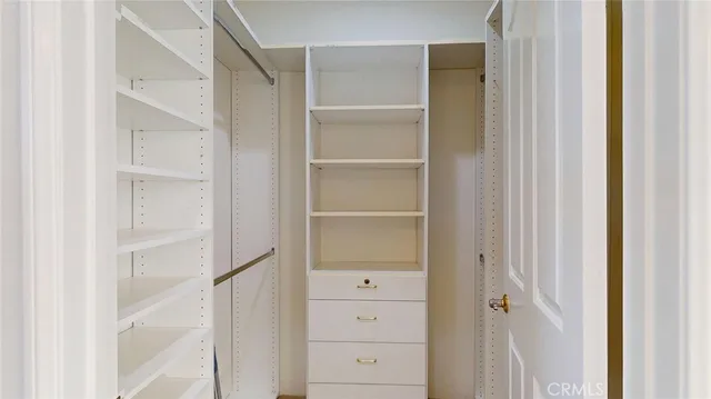 a view of walk in closet