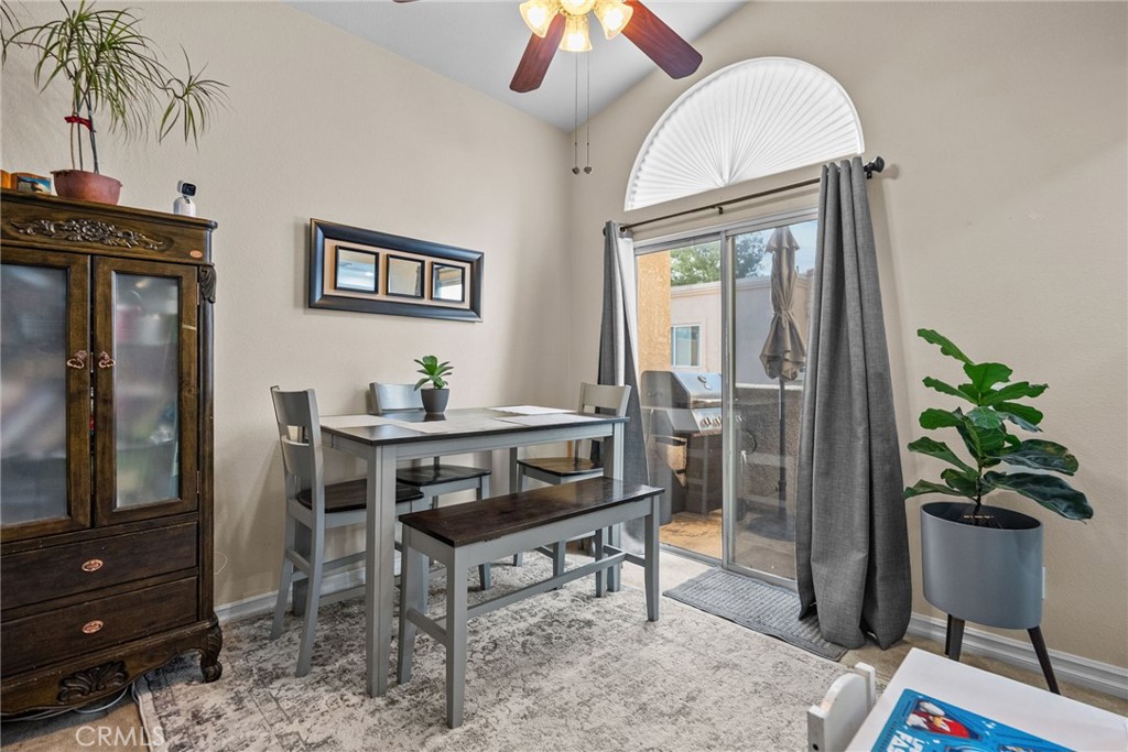 25258 Steinbeck Avenue, Unit F Stevenson Ranch, CA 91381 - Photo 5 of 20 Dining area with balcony for BBQ