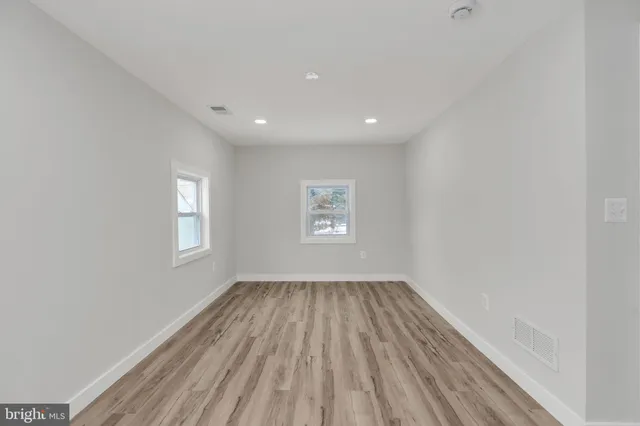 a view of wooden floor in a room