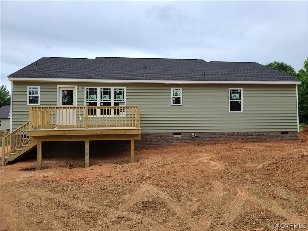 319 Hawkins Farm Road Bumpass, VA 23024 - Photo 3 of 11 a front view of a house with a balcony