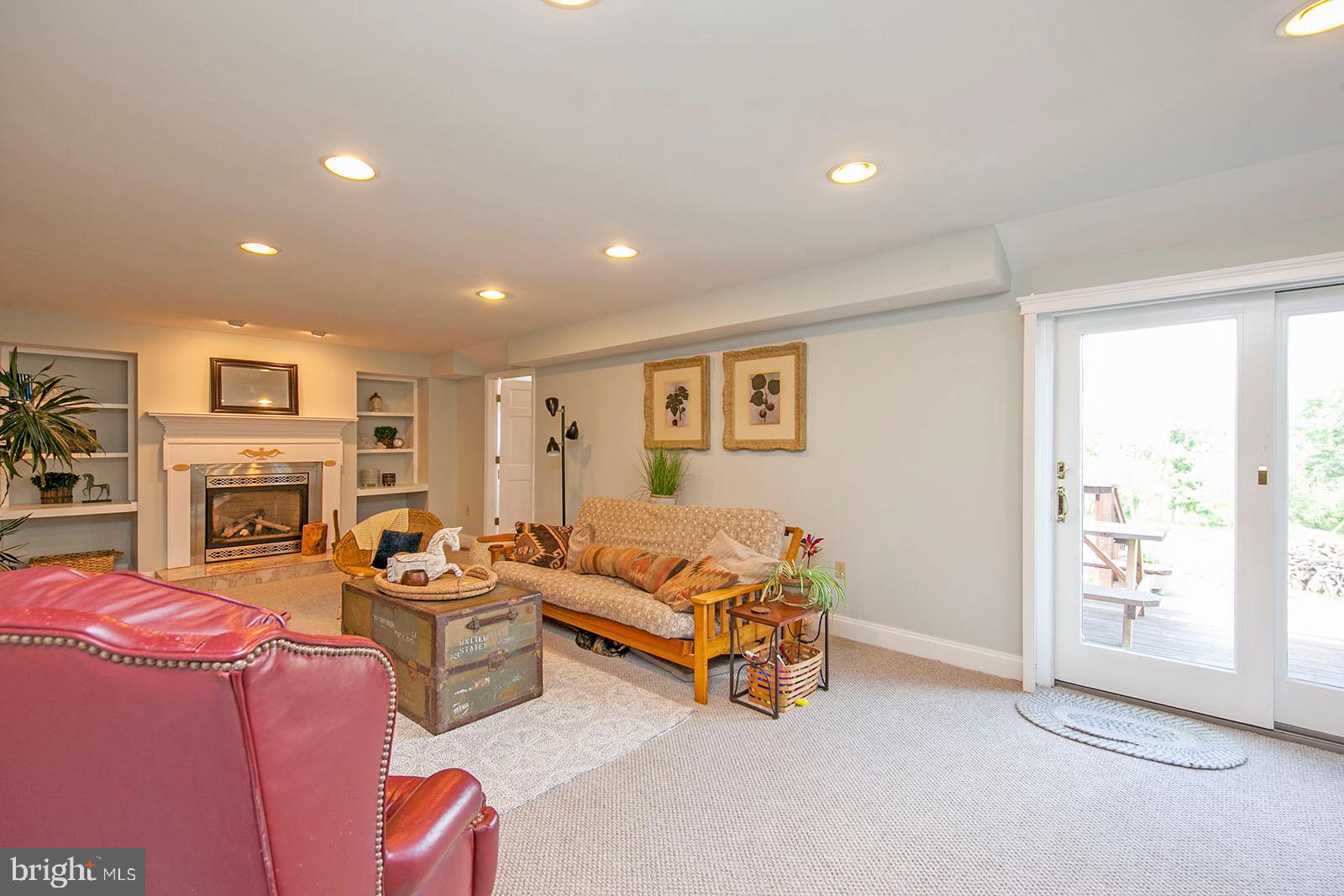 1379 Cedar Grove Road Winchester, VA 22603 - Photo 24 of 57 Family room w/built-in and access to deck