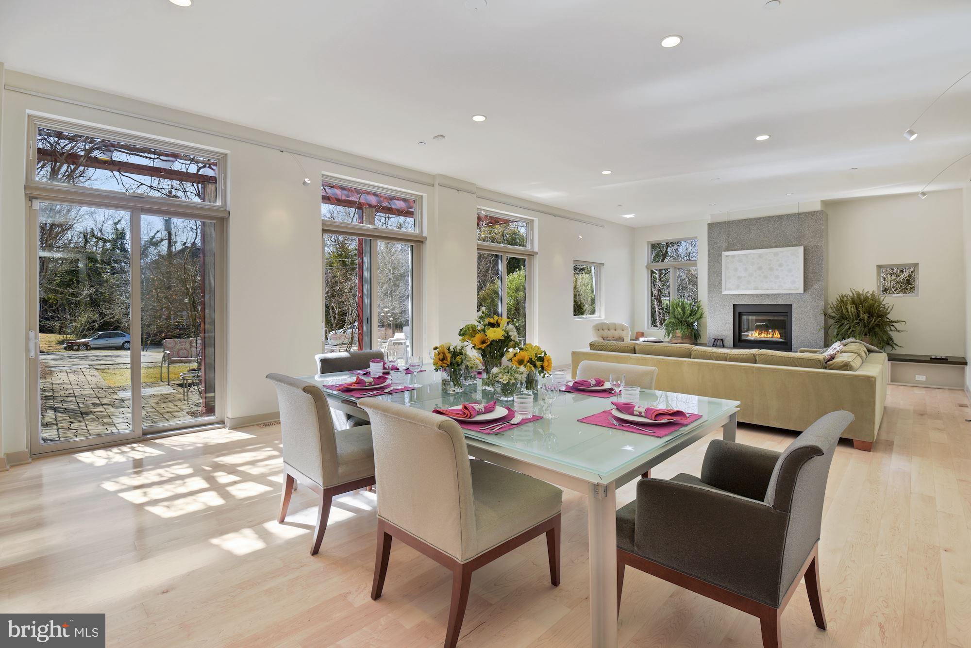 6301 West Halbert Road Bethesda, MD 20817 - Photo 14 of 55 Dinning Room, Living Room and Front Yard