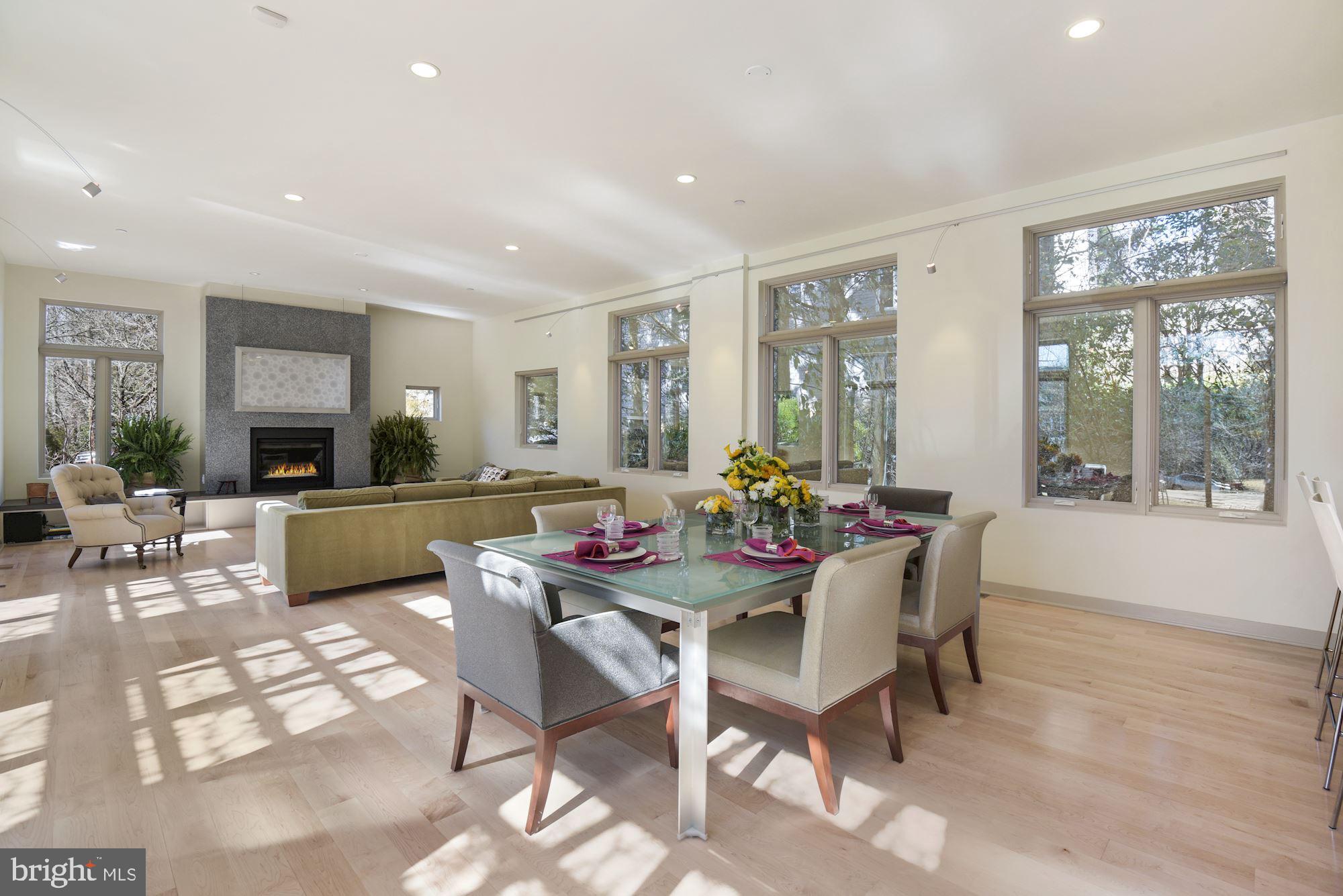 6301 West Halbert Road Bethesda, MD 20817 - Photo 16 of 55 Dinning Room, Living Room and Side Yard