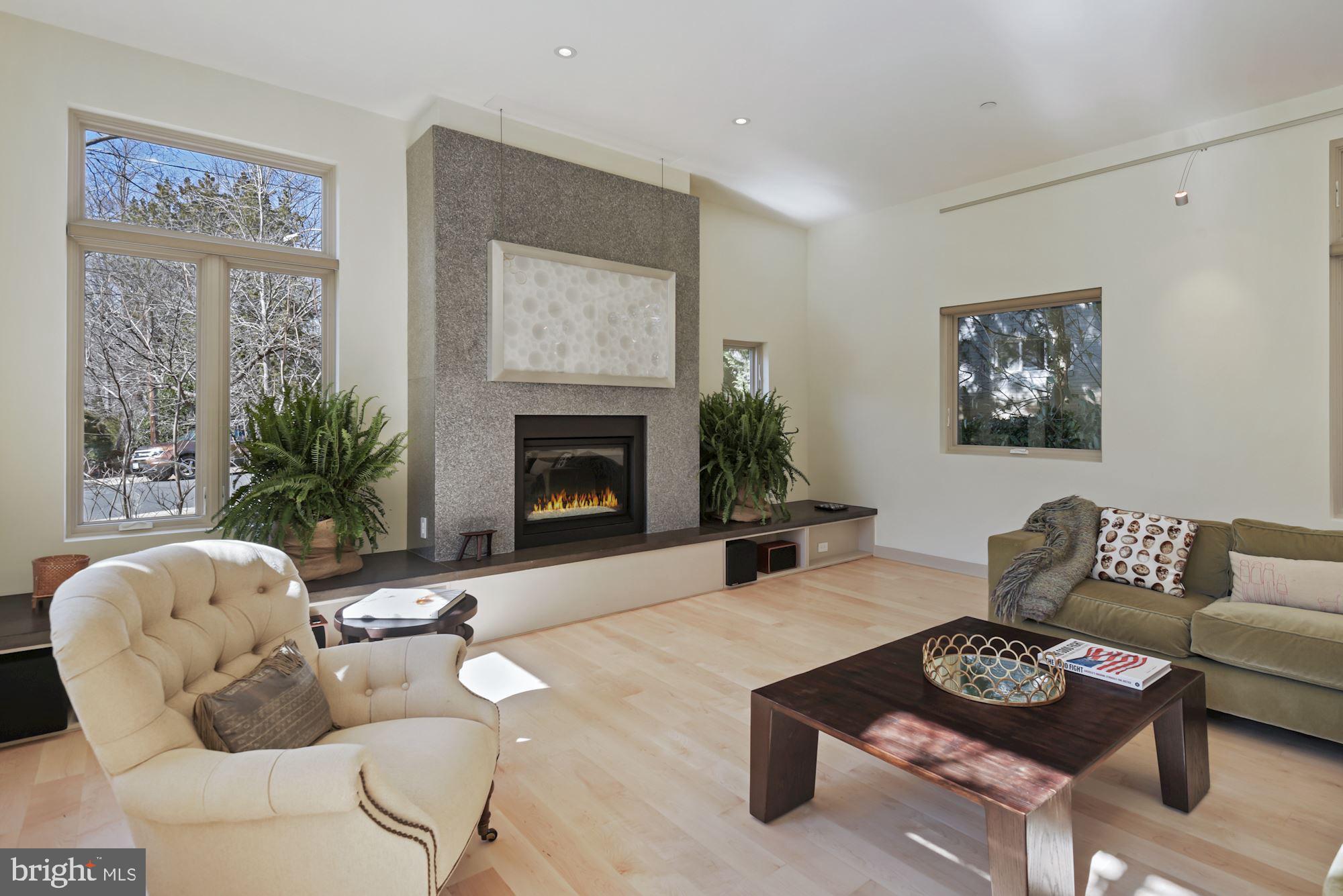 6301 West Halbert Road Bethesda, MD 20817 - Photo 17 of 55 Living Room and Fireplace