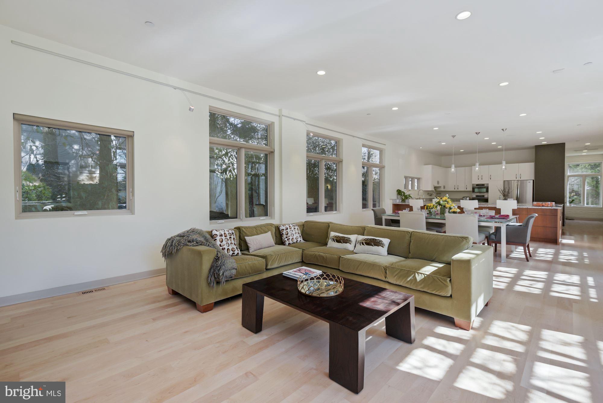 6301 West Halbert Road Bethesda, MD 20817 - Photo 19 of 55 Living Room, Dinning Room and Kitchen