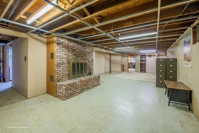 a view of room with furniture