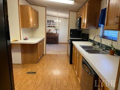 514 West Lake Road Spout Spring, VA 24593 - Photo 9 of 19 a kitchen with sink and refrigerator