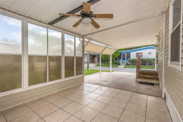 a view of an entryway with a door