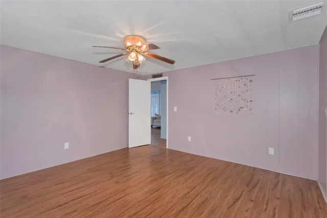 wooden floor in an empty room