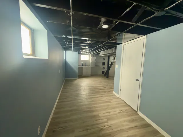 a view of a walk in closet