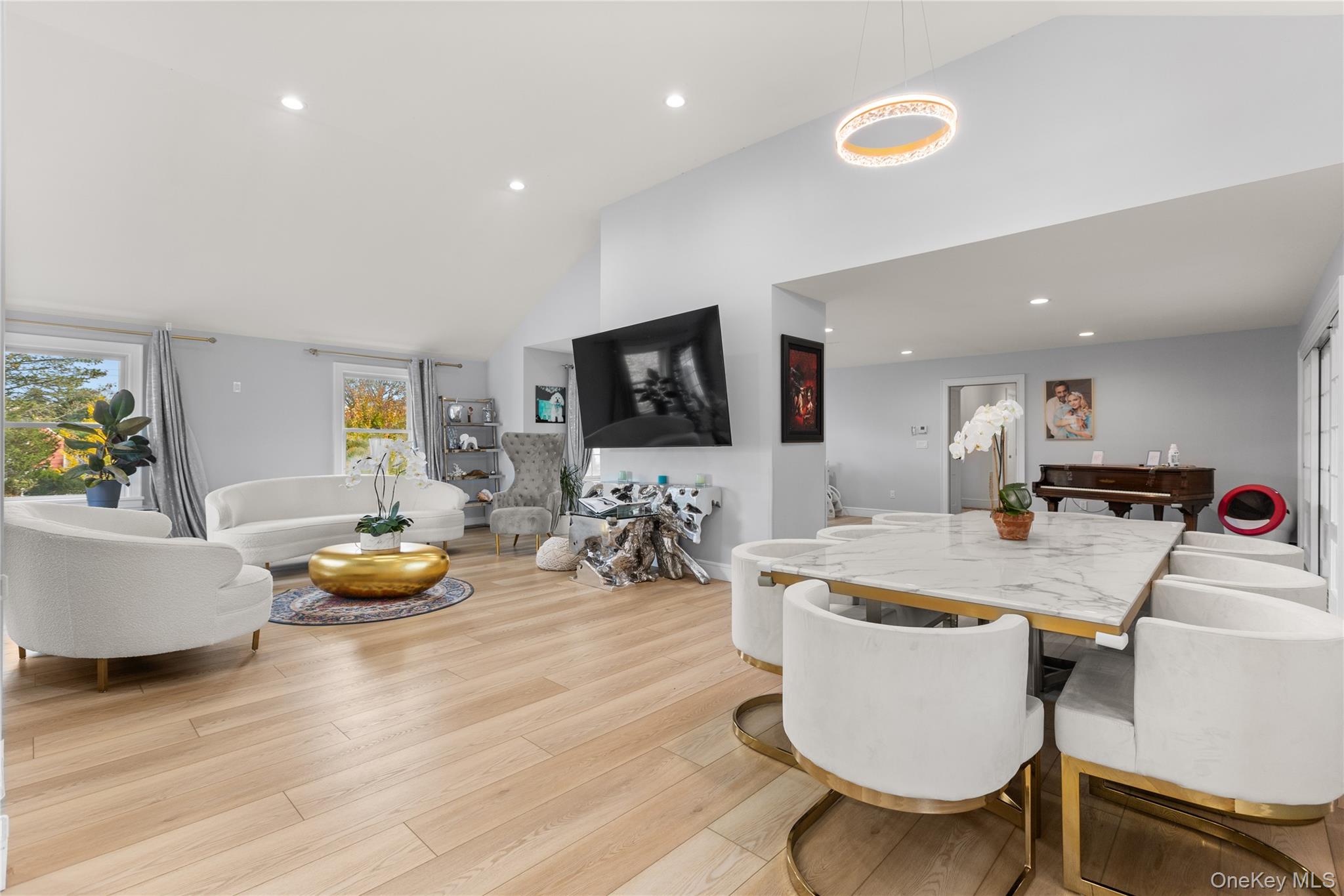 272 Ocean Avenue Islip, NY 11751 - Photo 15 of 39 a view of a dining room with furniture and wooden floor