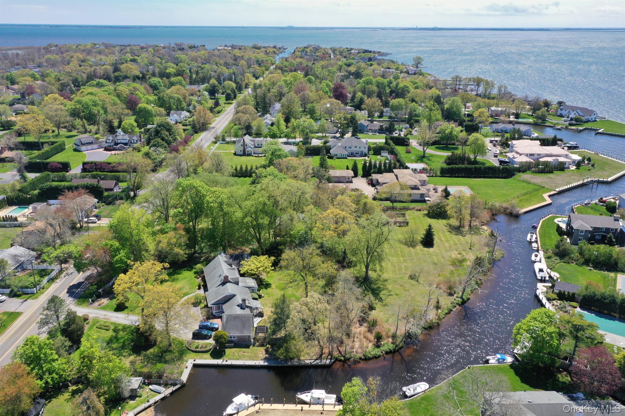 272 Ocean Avenue Islip, NY 11751 - Photo 38 of 39 an aerial view of a city with lots of residential buildings