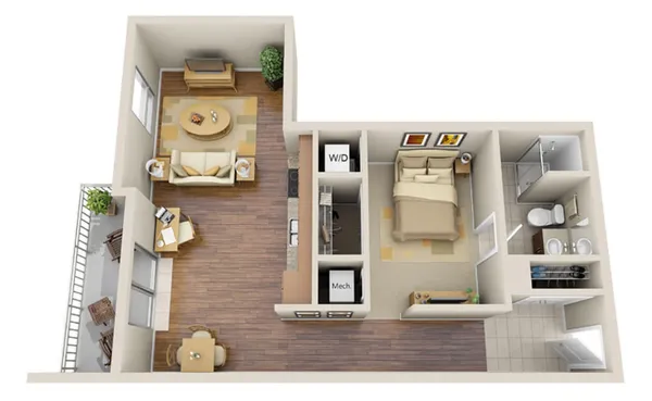 a picture of a bathroom with a sink and a mirror