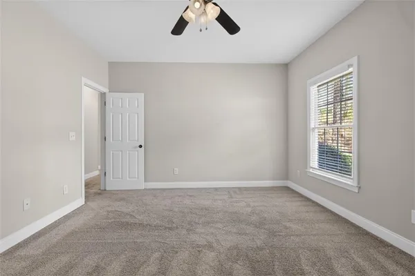 a view of an empty room