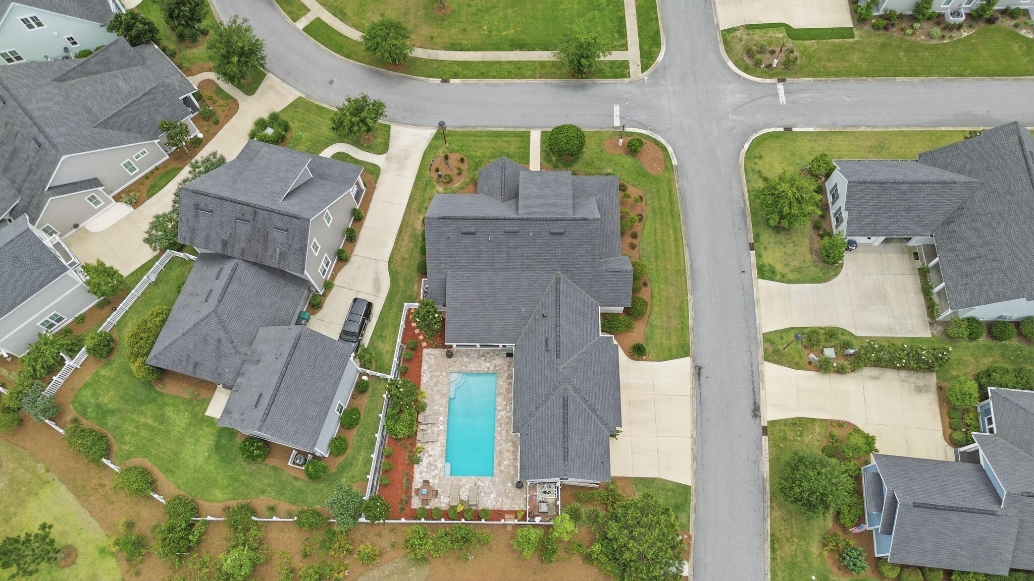 133 Sandchase Circle, Unit LOT 15 Inlet Beach, FL 32461 - Photo 35 of 47 an aerial view of residential house with outdoor space and swimming pool