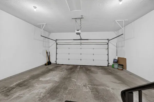 a view of a room with storage