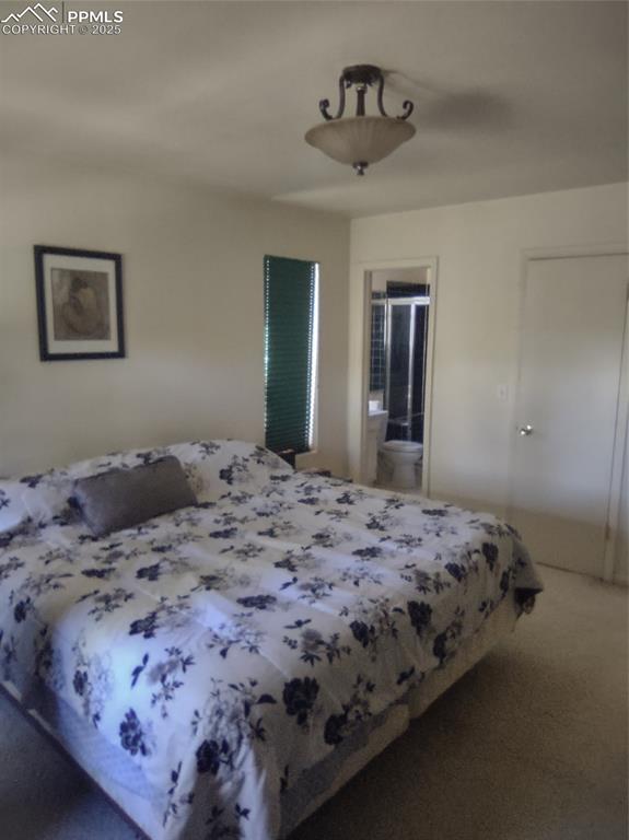 423 Ridge Road Divide, CO 80814 - Photo 21 of 48 a bedroom with a bed and dresser