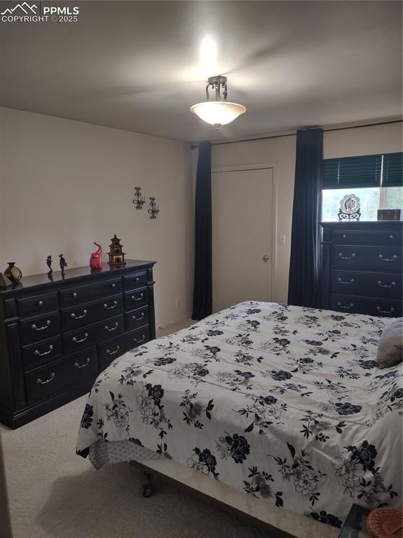 423 Ridge Road Divide, CO 80814 - Photo 23 of 48 a bedroom with a bed and a dresser