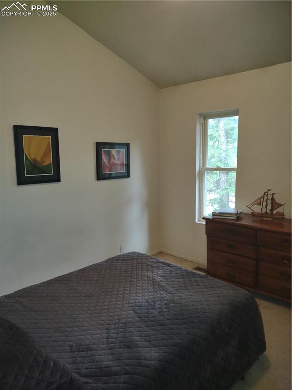 423 Ridge Road Divide, CO 80814 - Photo 31 of 48 a bed sitting in a bedroom next to a window