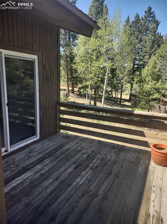 423 Ridge Road Divide, CO 80814 - Photo 36 of 48 a view of outdoor space and deck