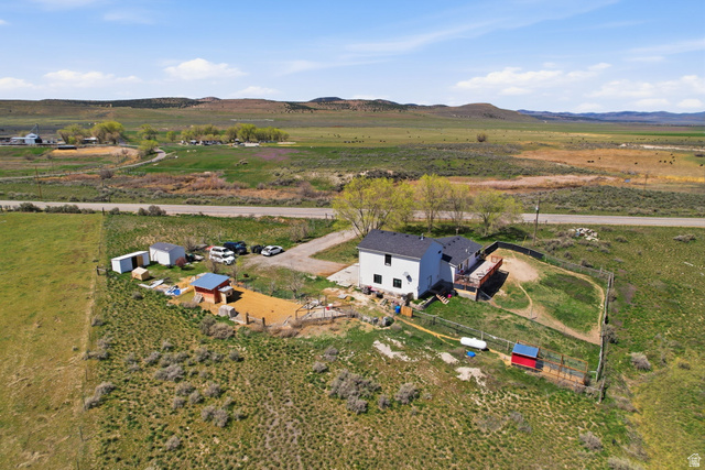 830 North Stone Road Snowville, UT 84336 - Photo 61 of 69 Aerial view of sparsely populated area featuring a mountainous background