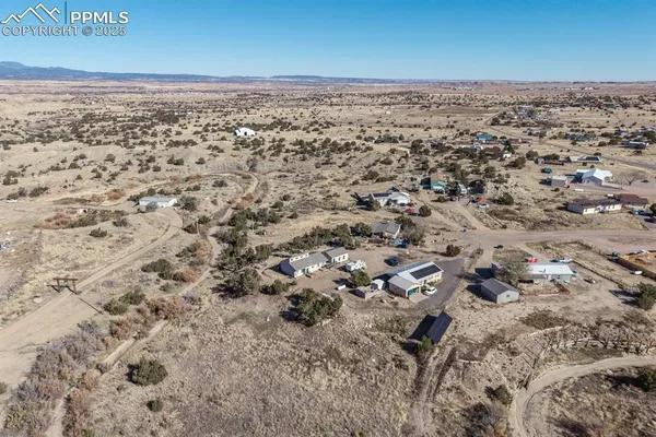 an aerial view of a beach