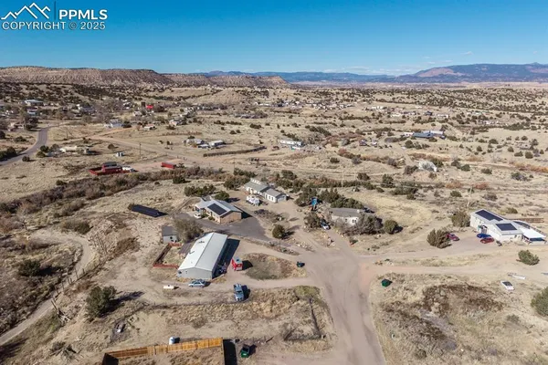 a view of a mountain with an outdoor space