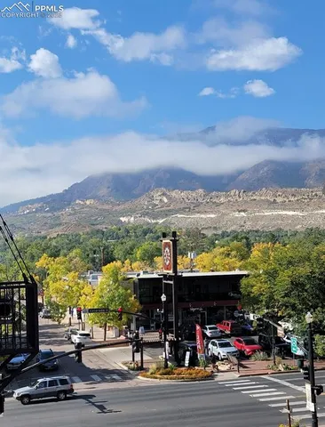a view of city from terrace