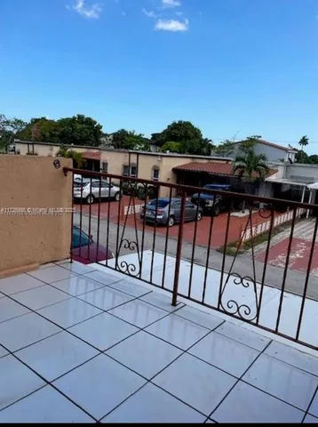 a view of city from a terrace
