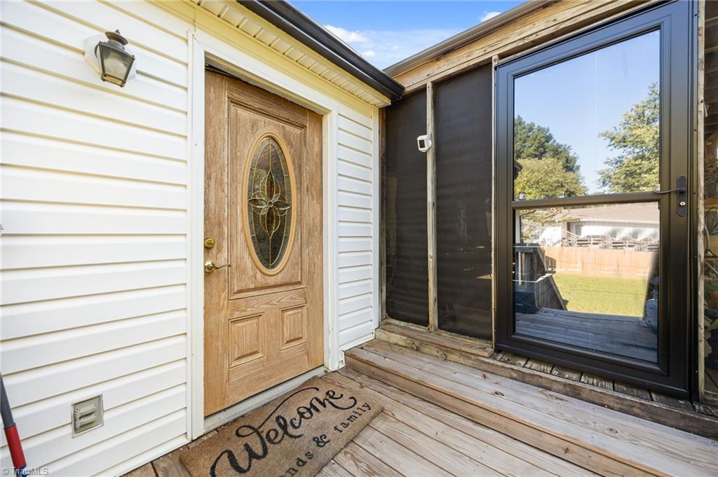 717 Brookgreen Terrace Graham, NC 27253 - Photo 20 of 24 Entrance to the Mud Room & Screened Porch