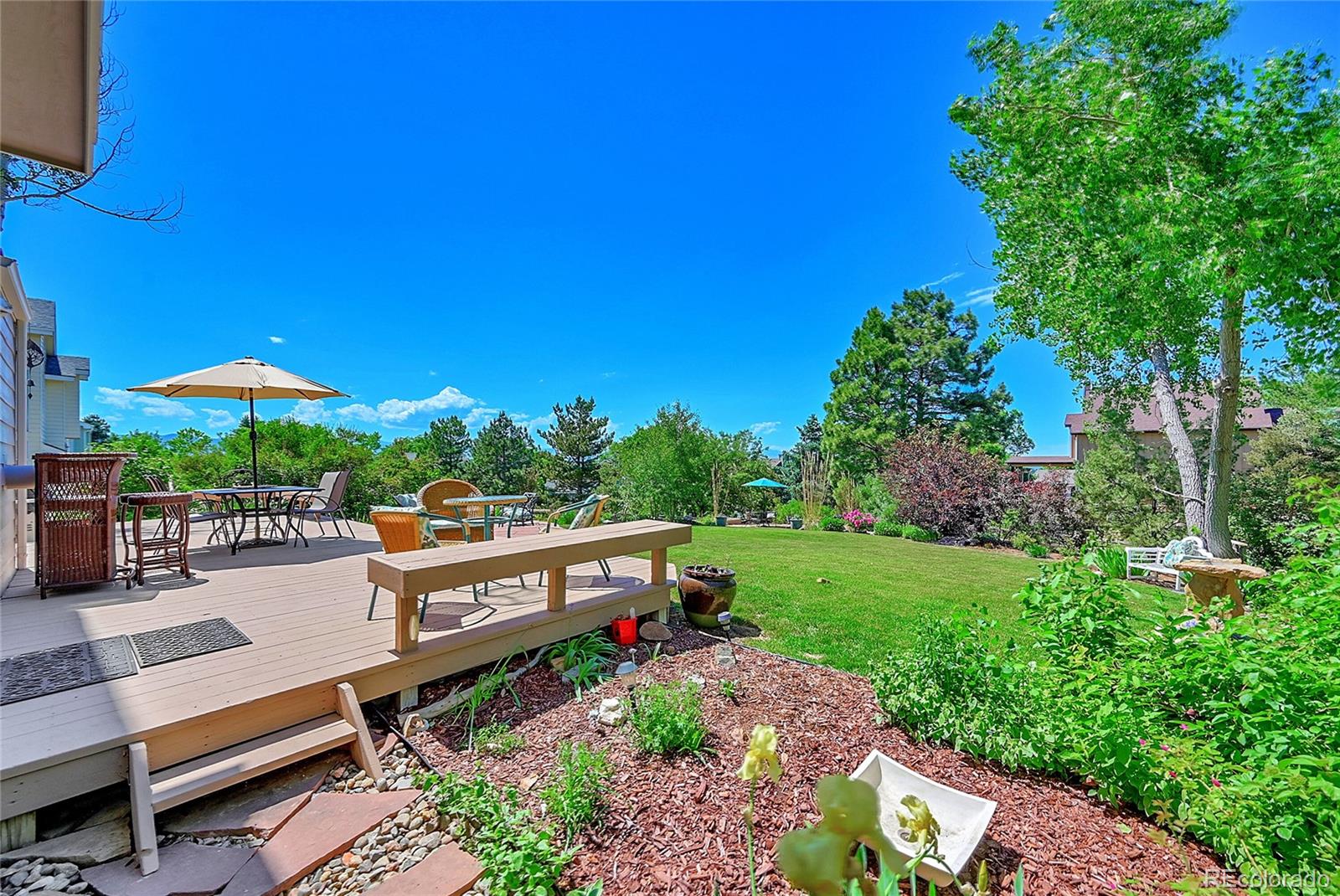 9754 Chanteclair Circle Highlands Ranch, CO 80126 - Photo 36 of 47 a view of outdoor space and yard