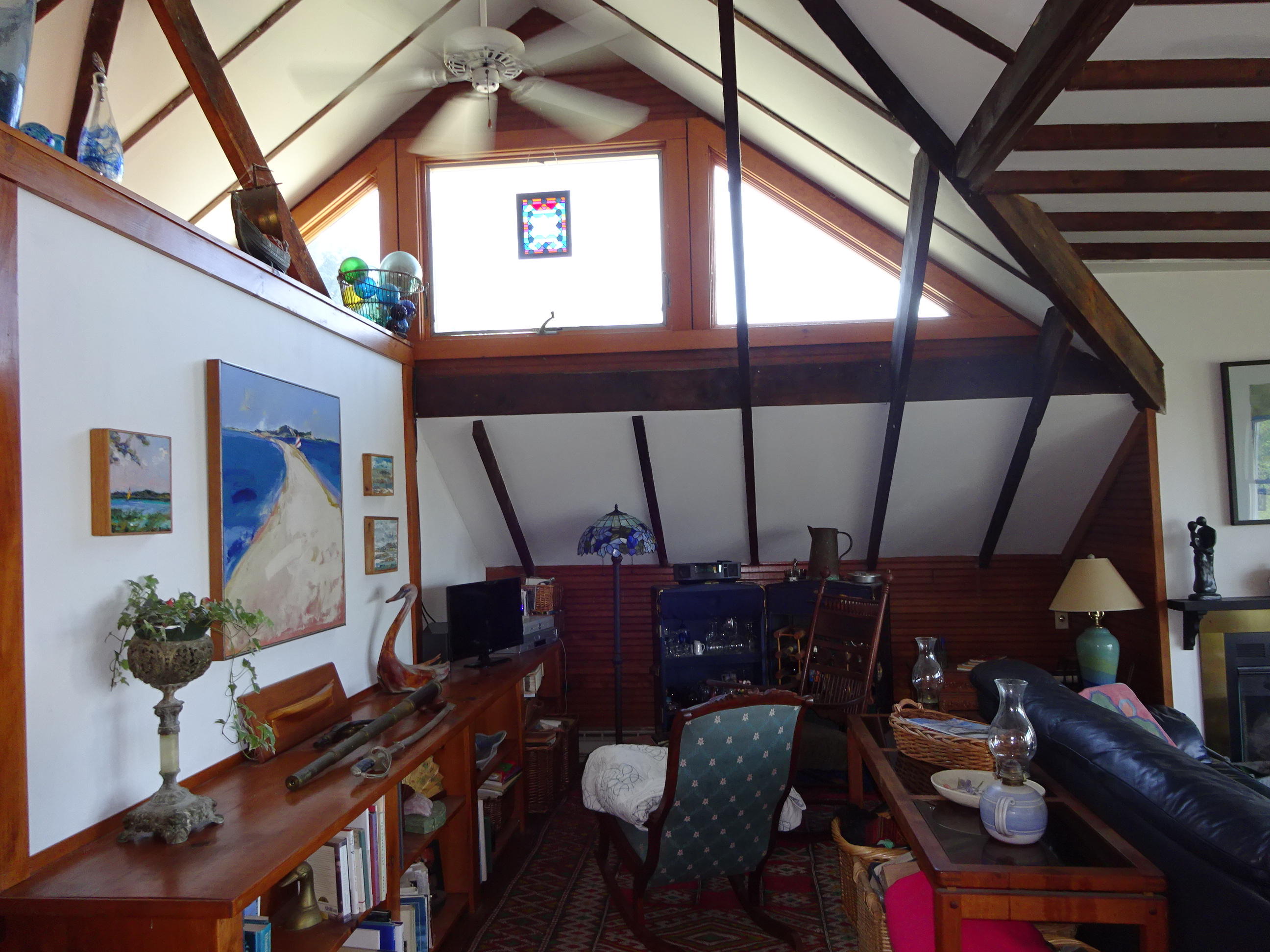 55 Commercial Street Wellfleet, MA 02667 - Photo 15 of 35 a view of workspace with furniture and window