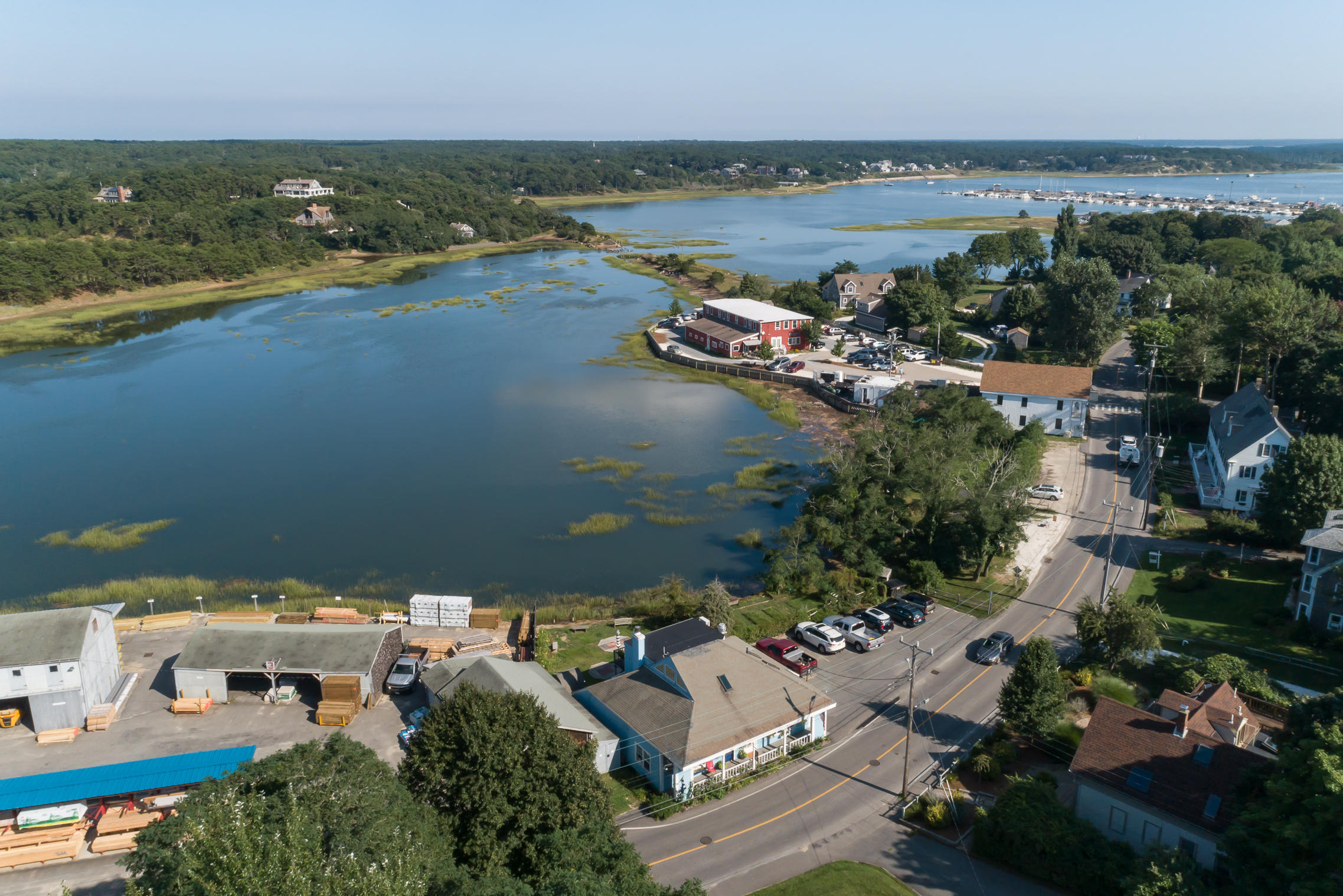 55 Commercial Street Wellfleet, MA 02667 - Photo 3 of 35 an aerial view of residential houses with outdoor space