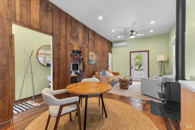 a outdoor space with furniture