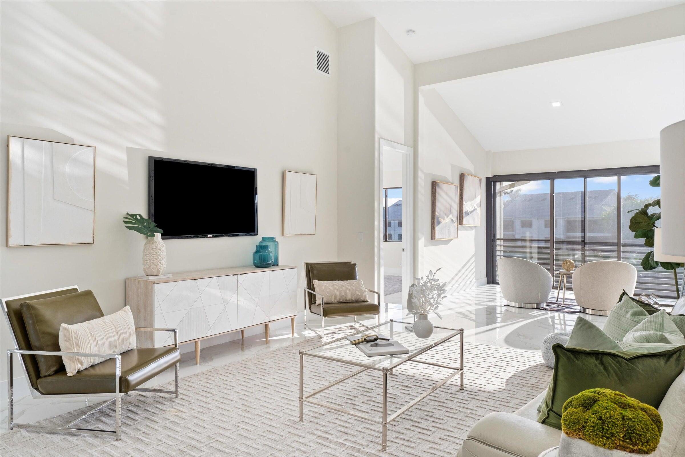 17548 Ashbourne Lane, Unit C Boca Raton, FL 33496 - Photo 1 of 40 Staged Living Room