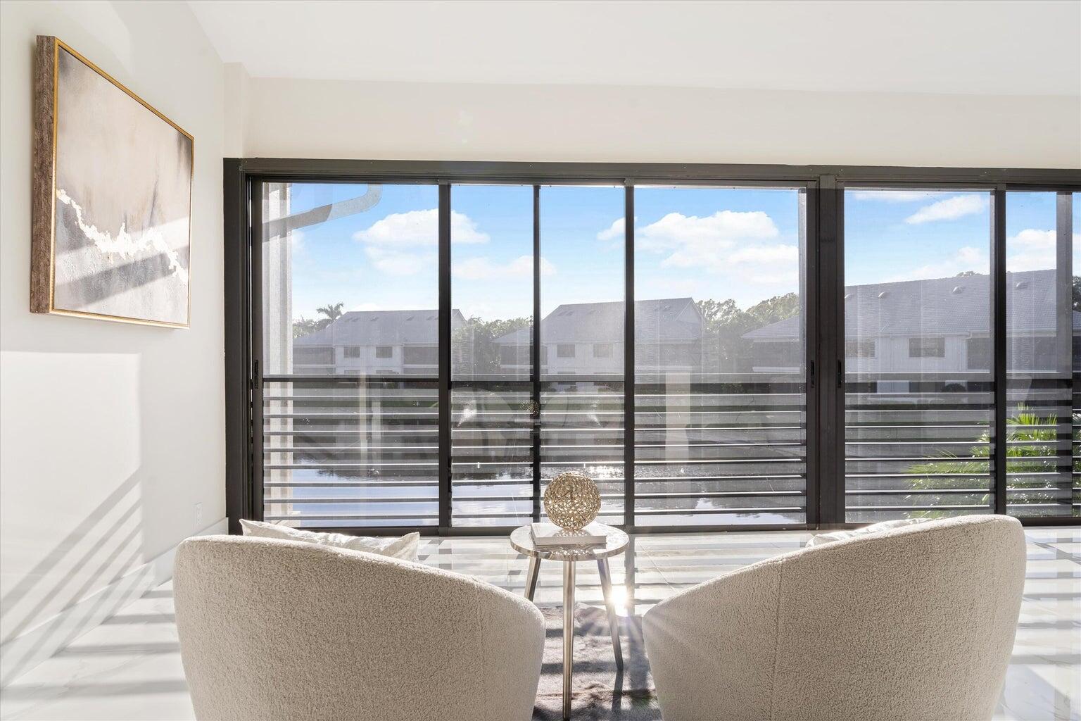 17548 Ashbourne Lane, Unit C Boca Raton, FL 33496 - Photo 12 of 40 Staged sitting area