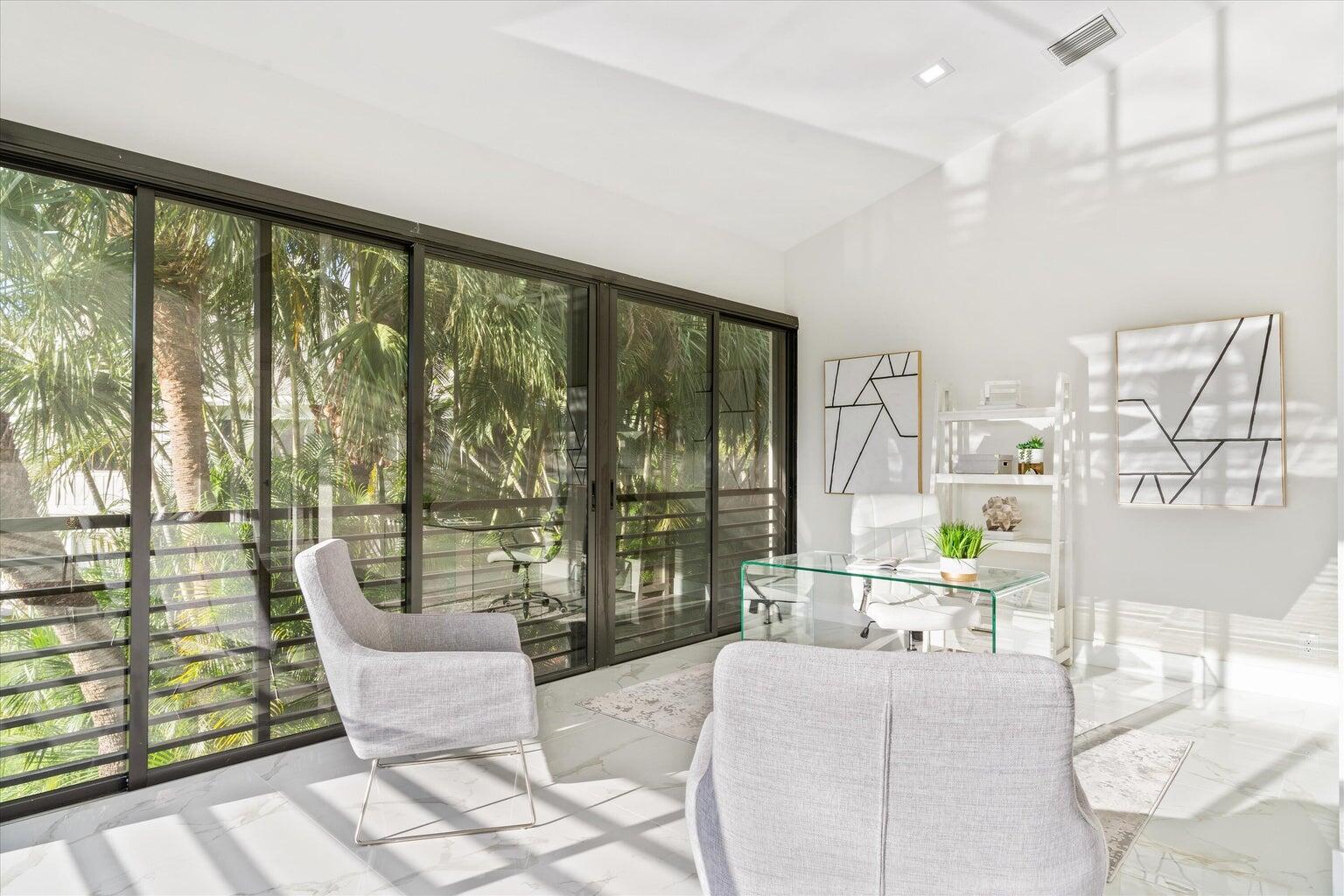 17548 Ashbourne Lane, Unit C Boca Raton, FL 33496 - Photo 14 of 40 Staged Enclosed patio / Office