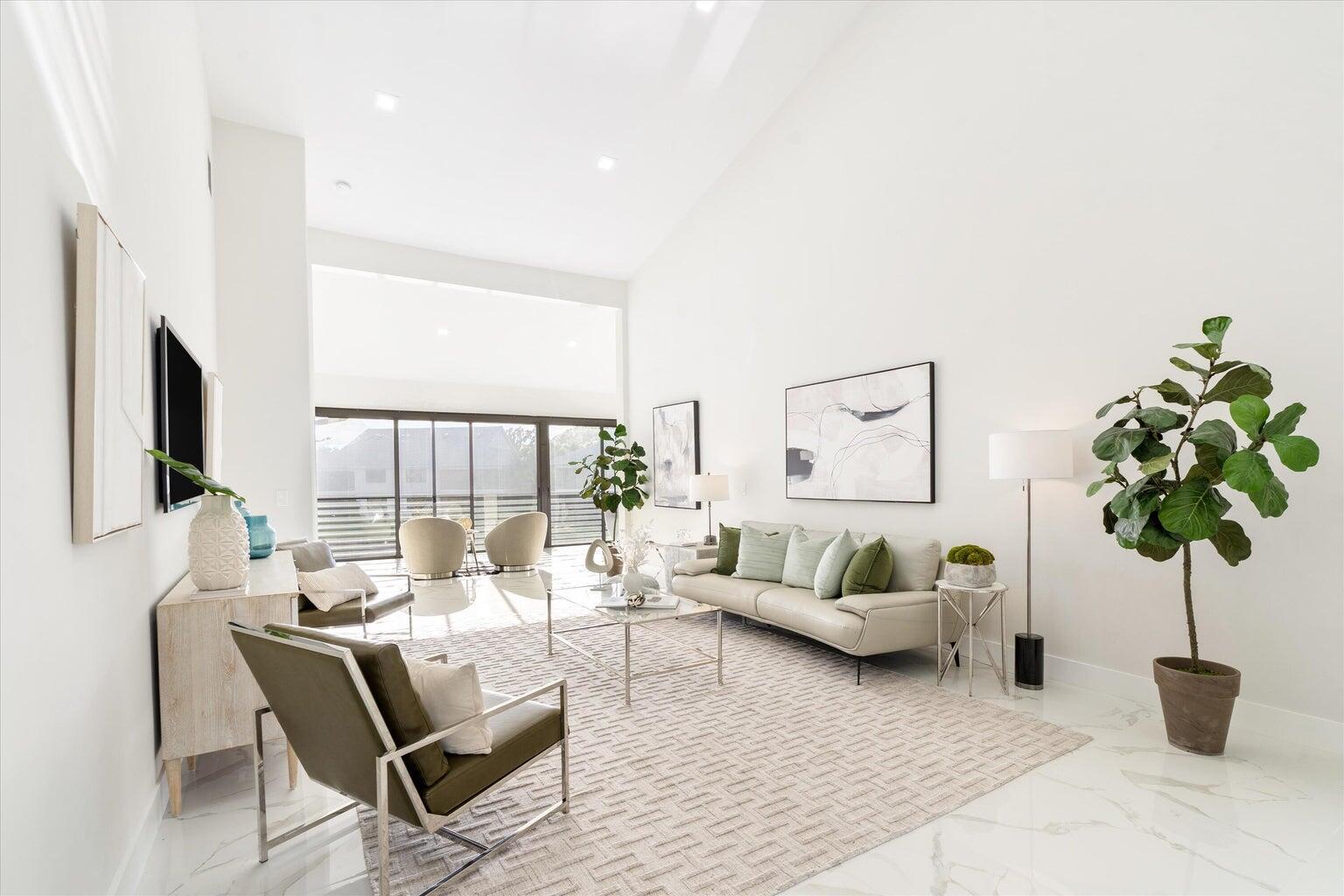 17548 Ashbourne Lane, Unit C Boca Raton, FL 33496 - Photo 8 of 40 Staged Living Room