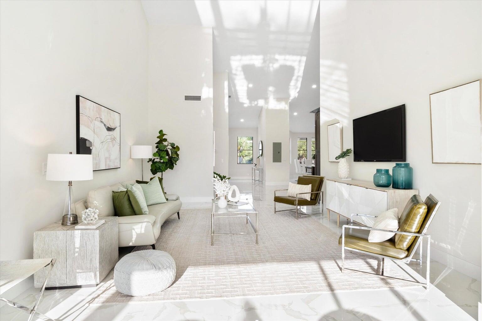17548 Ashbourne Lane, Unit C Boca Raton, FL 33496 - Photo 9 of 40 Staged Living Room
