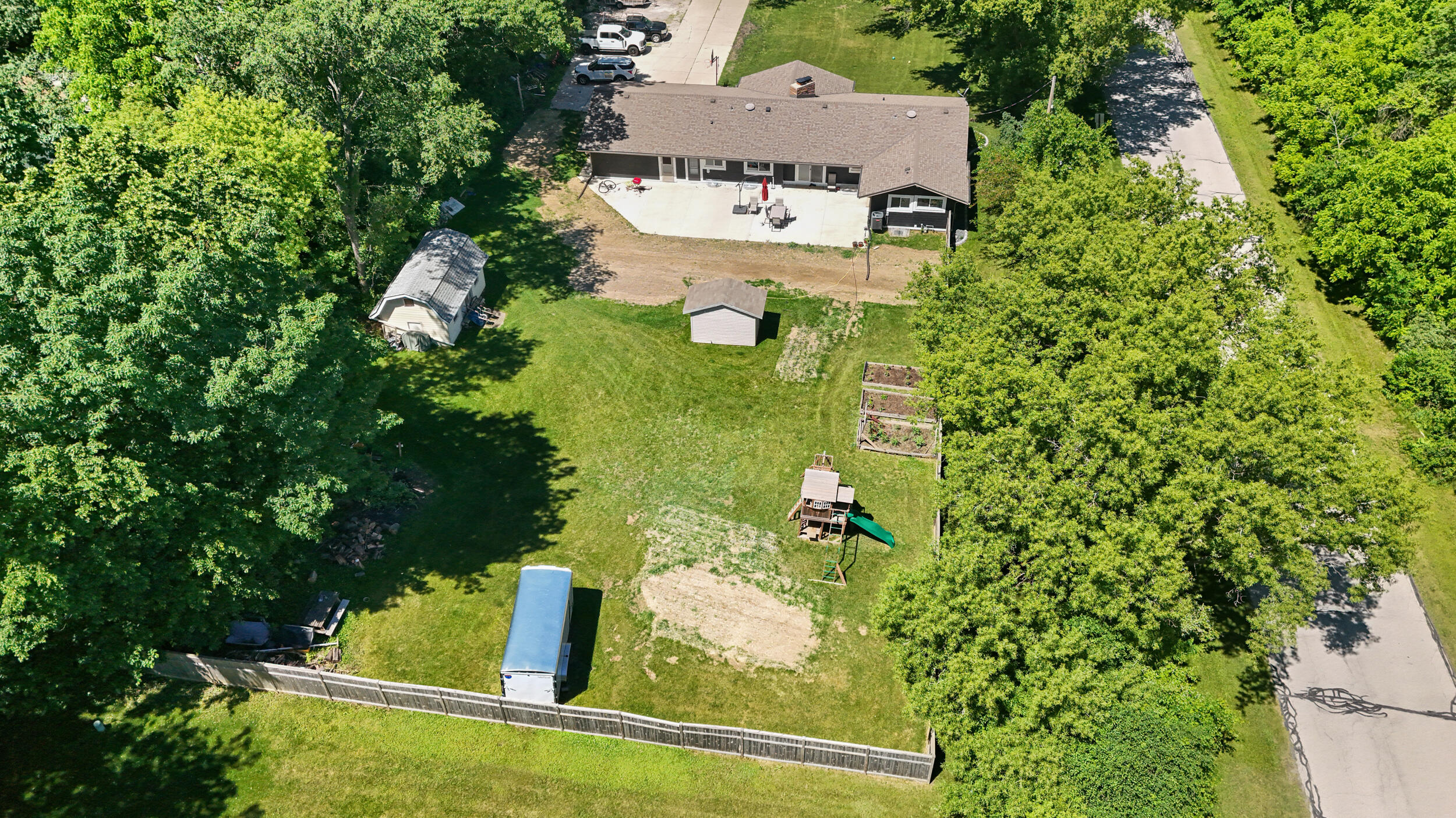3290 South Johnson Road New Berlin, WI 53146 - Photo 29 of 34 Aerial View