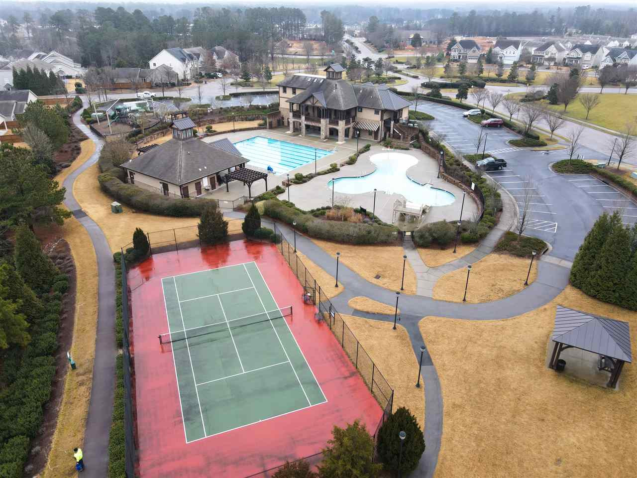 8151 Feldwig Place Raleigh, NC 27616 - Photo 28 of 28 Swimming Pool (2), Clubhouse, Playground, Tennis Courts Amenities