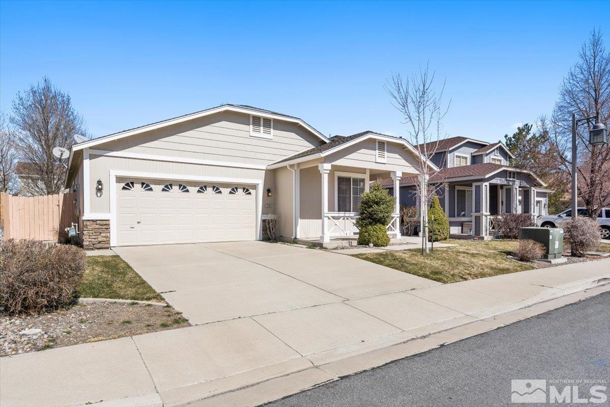2151 Brittany Meadows Drive Reno, NV 89521 - Photo 1 of 40 a front view of a house with garden