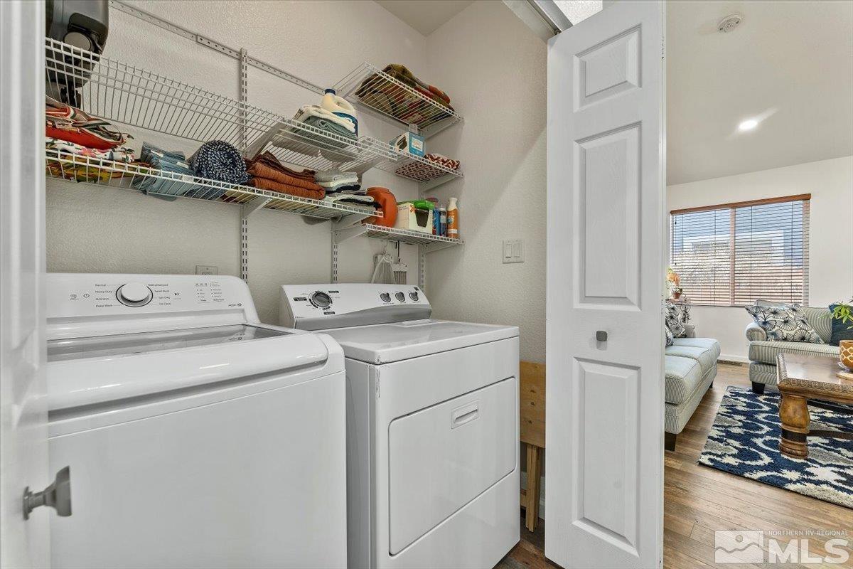 2151 Brittany Meadows Drive Reno, NV 89521 - Photo 24 of 40 a utility room with dryer and washer