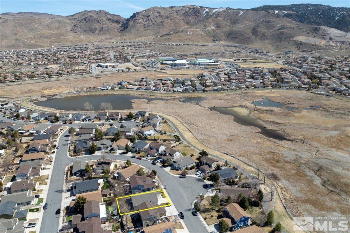 2151 Brittany Meadows Drive Reno, NV 89521 - Photo 37 of 40 an aerial view of a house