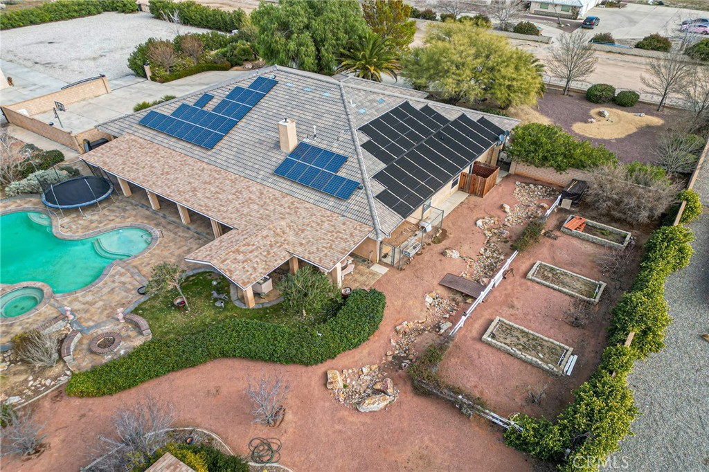 7172 Jargon Road Hesperia, CA 92344 - Photo 70 of 75 an aerial view of a house with a yard