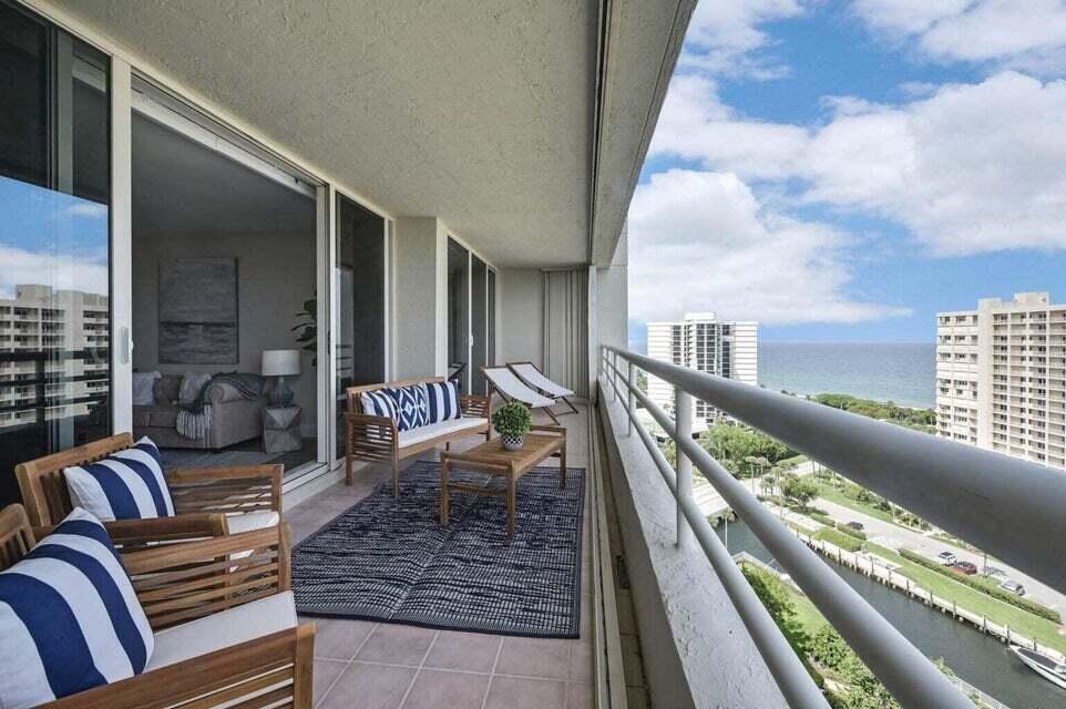 4201 North Ocean Boulevard, Unit 1605 Boca Raton, FL 33431 - Photo 20 of 35 Balcony