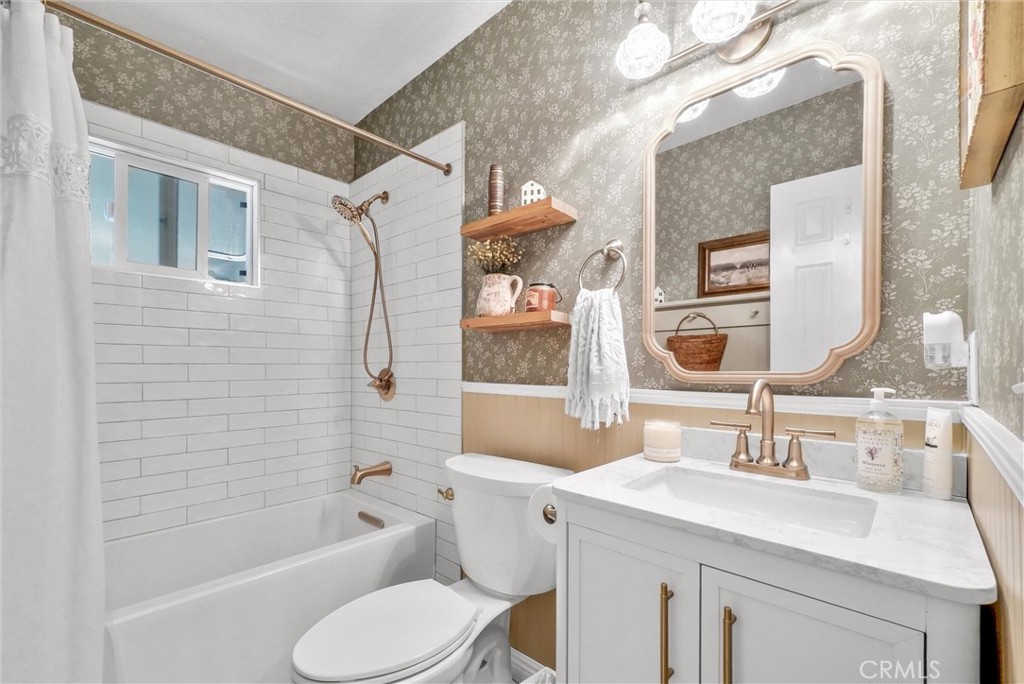 2006 Peyton Road La Verne, CA 91750 - Photo 17 of 17 a bathroom with a sink toilet and shower